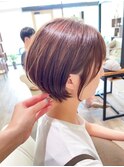 【 Ｉ. 】30代からのナチュラル前下がりショートボブ　川口