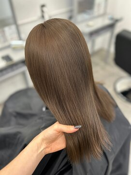 ペレ 栄店(PELE) くびれヘア/アプリコットオレンジ/夏のヘアアレンジ/栄