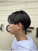 毛流れセンターパート