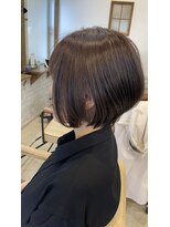 ミルク(MILK)&nbsp;ショートボブ×丸みショート×アッシュベージュ×髪質改善