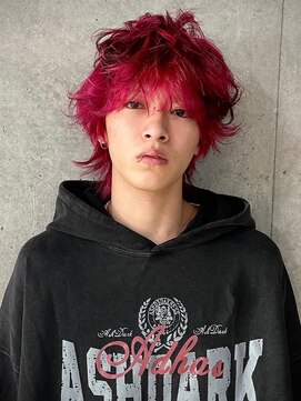 ネハス 名古屋栄店(nehus.) MEN’S HAIR/サーフカール/刈り上げセンターパート/ブリーチ