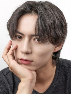 シド 表参道(s.i.d) 自然なのに垢抜ける素肌メンズメイク×ルーズパーマ