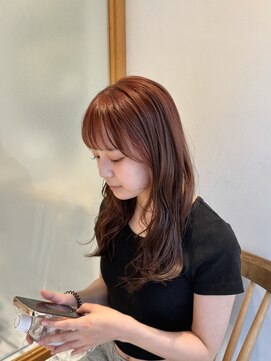 フィーカ(fika) 透け感ピンクブラウン☆