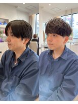 オン キャナルシティ博多前店(on)&nbsp;【哉汰】ニュアンスパーマ/メンズマッシュ/メンズカット20代