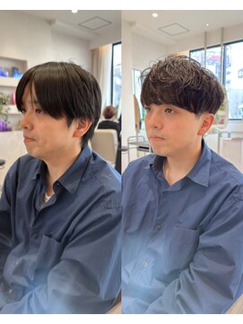 オン キャナルシティ博多前店(on) 【哉汰】ニュアンスパーマ/メンズマッシュ/メンズカット20代