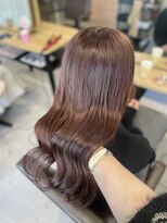 フィエルウメダ(Fier umeda)&nbsp;ピンク×チョコレートカラー//◎