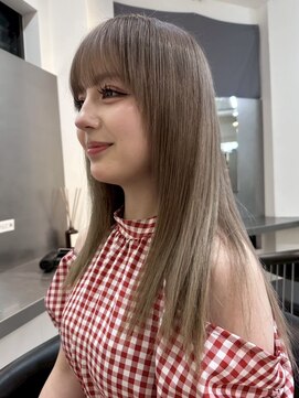 ラック 表参道(LUCK) ミルクティーベージュ/ミルクティーグレージュ/艶ハイトーン