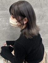 ルイス(L'wis)&nbsp;アッシュグレージュ学割U24ケアブリーチ渋谷10代20代30代寒色系