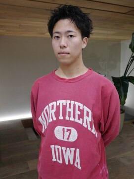 ラロ(raro) スパイキーショートソフト刈り上げショートパーマ