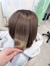 [6月限定]カット＋縮毛矯正＋高彩度カラー＋髪質改善TR　20000円→14500円