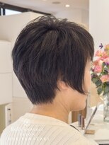 サロンイクエヤマザキ 麻布十番(SALON IKUE YAMAZAKI) 傷まない白髪染 ノンジアミンカラー ショートカット
