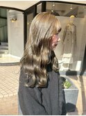 大分ミディアムロング顔周りレイヤーカット髪質改善カラー