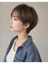 ウィールール 札幌店(WE RULE)&nbsp;ブリーチなしカラーレイヤーショートボブ小顔外ハネスタイル