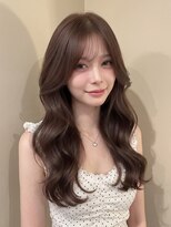 シュガーアンドソルト 垂水(SUGAR&SALT)&nbsp;ヨシンモリ/くびれロング/透明感ブラウン/韓国ヘア