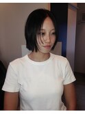 ぱつっとボブ