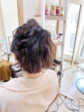 ロカット サロン(Roquat Salon) ボブ袴卒業式ヘアアレンジ【ヘアアレンジ　立川/立川南/八王子】