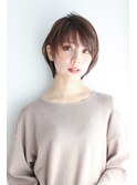 大人小顔ショート/ハイライトカラー【摂津本山/芦屋】