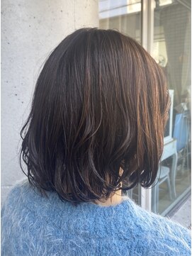 フレア 心 武庫之荘(flare) ふんわり肩上ボブ