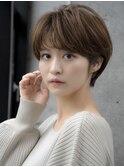 前髪あり耳掛けショートボブ20代30代40代【AIN.表参道】川原大地