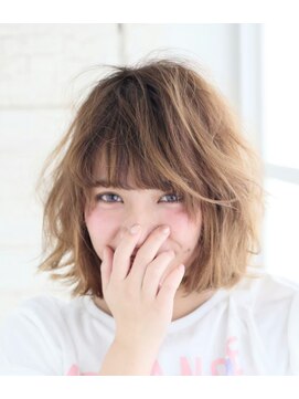 ヘアーズ ベリー 玉造店(hairs BERRY) BERRY＿フェザーバング＿ボブ＿マッシュショート＿10代20代30代