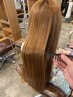 【乾かすだけでまとまる艶髪へ！】髪質改善ストレート￥13200