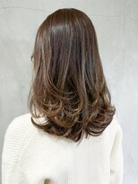 アイティーバイアルバム 下北沢店(IT by ALBUM)&nbsp;ブラウンレイヤー_アースカラーくびれヘアツートン_ba378881