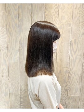 ヘアートゥリース 武蔵小杉店(hair trees) 美髪ストレート×ナチュラルカラー