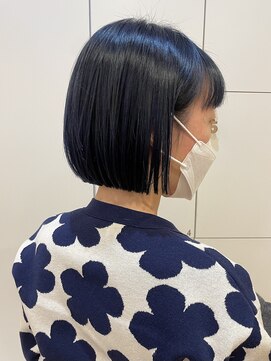 シナモン。(CINNAMON) 切りっぱなしボブ/大人かわいい/20代30代40代/オージュア/中目黒