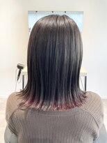 ストフ(stof)&nbsp;切りっぱなしボブ/インナーカラー/イヤリングカラー