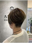 ハンサムショート(刈り上げあり)