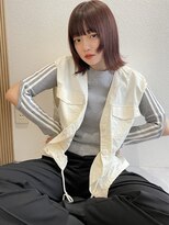 ロンドプロフィール 浦和(Lond profil)&nbsp;顔まわりレイヤー　結べる切りっぱなしミディアム