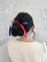 アヴァンスクロス あべのルシアス店(AVANCE.CROSS)&nbsp;ヘアセット×リボン編み込み