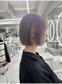 イメチェン◎ペールベージュ大人ガーリーハッシュカット