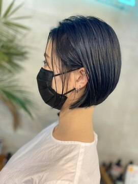 グレープバイン 港南台(GRAPEVINES) 黒髪ショートボブ