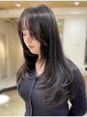 レイヤーカット/ロングレイヤー/顔周りカット/学割U24/20代