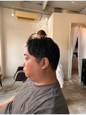 【soy-kufu】MEN'S HAIRアッシュブラックカルマパーマ
