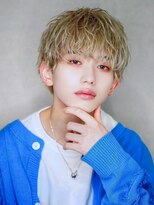 ブリーチ 心斎橋店(BLEACHi)&nbsp;【BLEACHi】ホワイトベージュ無造作マッシュ