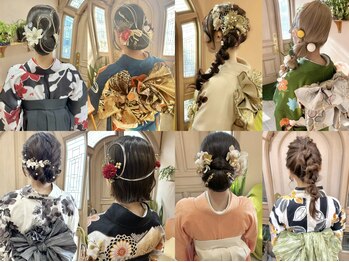マギー(Magie)の写真/着付け師在籍◎大切な日に可愛くなれるお手伝いを♪プロの技で大切な1日の思い出を華やかに…☆