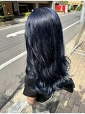20代30代40代大人可愛い韓国風ブルーブラック透明感