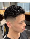 ベリーショート × スキンフェード