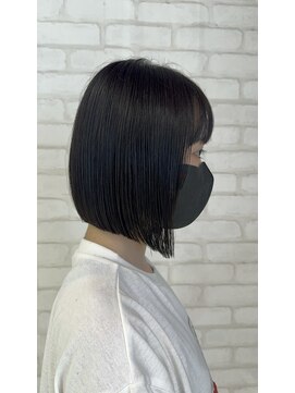 ビス ヘア アンド ビューティー 西新井店(Vis Hair＆Beauty) 大人可愛い小顔前下がりボブ×ナチュラルボブ×ミニボブ20代30代