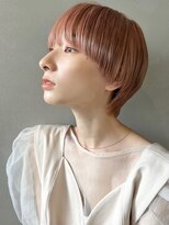 【PARK】ピンクベージュ×ブラントマッシュウルフ