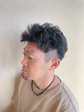 浪漫館 アールズコート(R's Court) パーマ後メンテカット @木原 11.30