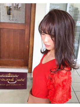 グランジュテ(grandjute) カット★イルミナカラー★ハイライト★インナーカラー★髪質改善