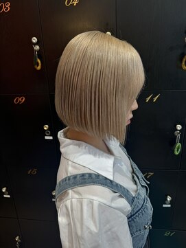 アース オーセンティック アクロスプラザ 与次郎店(EARTH Authentic) 憧れのブロンドヘアー!