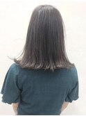 Say.イメチェンミディアム黒髪外ハネボブ美髪青山ワイドバング