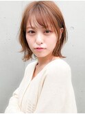 愛され斜めバング外ハネボブ結べるボブワンカール#247f0422