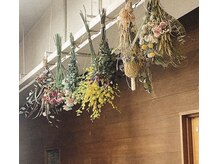 クロップ(CROP)の雰囲気（頂いたお花でドライフラワー作っています！）