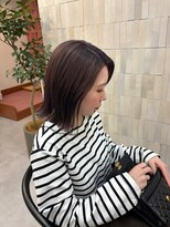 カセット(cassette.)&nbsp;ラベンダーカラー/ぷつっとボブ/ラベンダーグレージュ