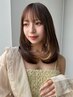 カット＋インナーカラー（ブリーチ使用量により料金変動）￥20,757→￥16,606
